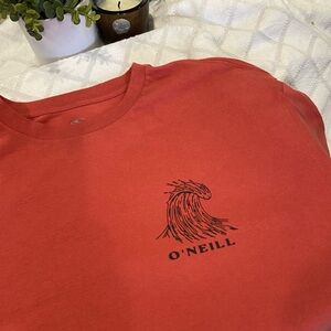O'Neill Red Short Sleeve Tee Vibrant Casual Wear (NWOT)